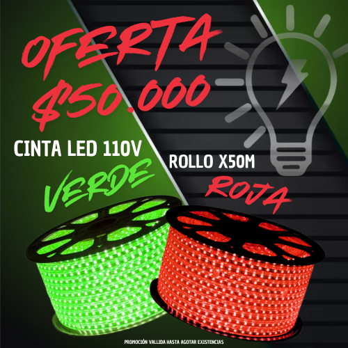 Cinta Led 110V Por 50M
