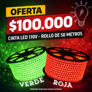 Cinta Led 110V Por 50M