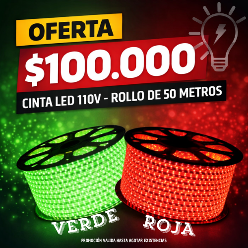 Cinta Led 110V Por 50M