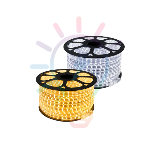 Cinta Led 110V Doble Carril 240Led Con Silicona