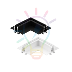 Conector L Para Riel Magnético Incrustar