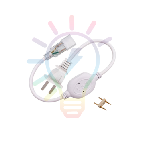 Cable De Poder Cinta Led 110V