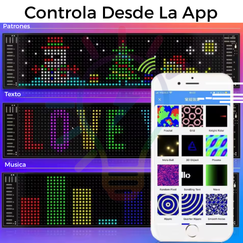 Controlador Pixel Wifi 5-24V